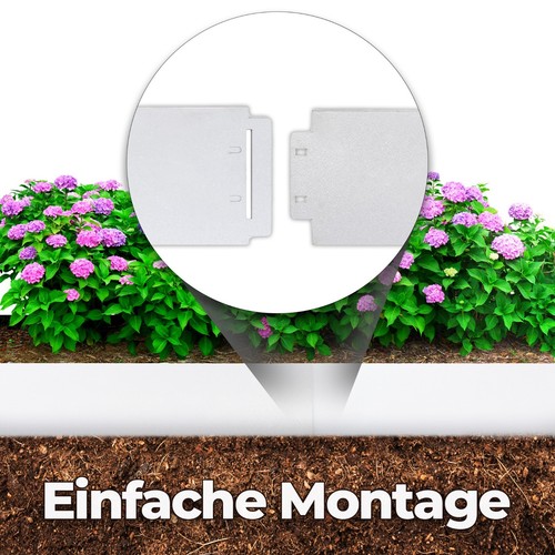 Rasenkante AluZink 15x1M,5M Edelstahl Beetumrandung Pflanzen Mähkant, Rost-Stahl - Bild 19 von 24