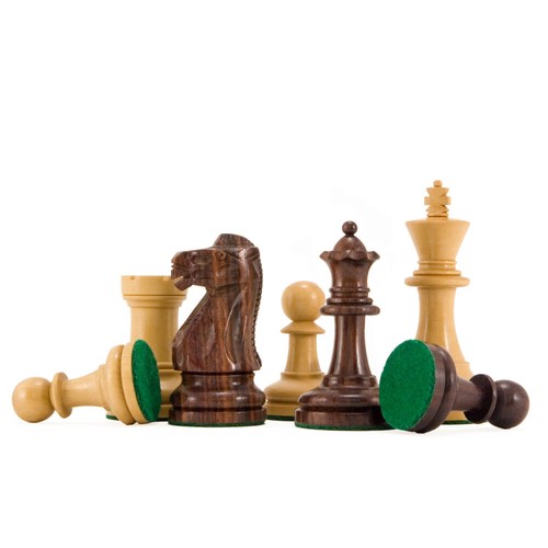 Piezas de ajedrez Staunton de palisandro serie Supreme de 3,5 pulgadas - Imagen 2 de 3