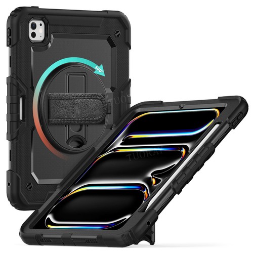 Für iPad 5/6/7/8/9/10 Gen Air 4 5 6 Pro 11 13 Hybrid Outdoor Tasche Gurt Hülle - Bild 75 von 225