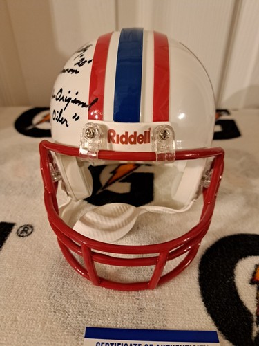 BILLY CANNON SIGNED HOUSTON OILERS MINI HELMET PSA DNA COA LSU TIGERS 59 HEISMAN - Picture 4 of 5