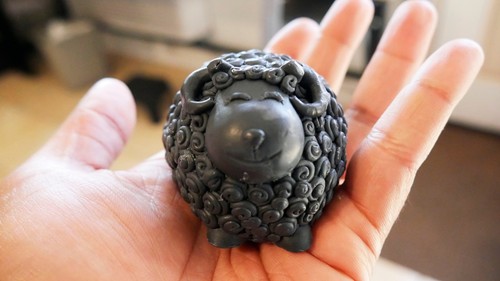 Baa Baa Black Sheep Charcoal Soap - Picture 2 of 3