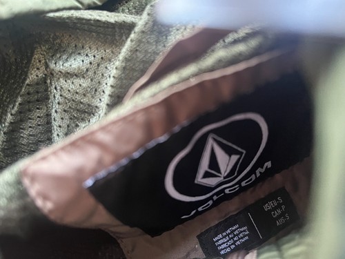 VOLCOM KARLIN COLORBLOCK ZIP HOODED JACKET GREEN MENS SMALL NEW WITH TAGS $65 - Picture 4 of 9