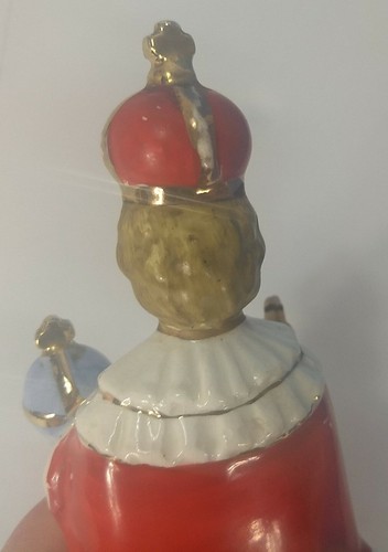 Estatuilla de porcelana de colección infantil de Praga maceta 8" de alto marca de arte Japón católica - Imagen 10 de 11