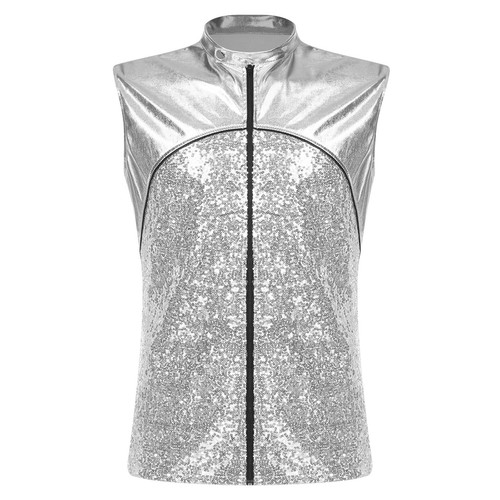 Men's Blouse Tango Overcoat Party Vest Samba Jackets Salsa Coat Stylish Tops - Picture 42 of 53