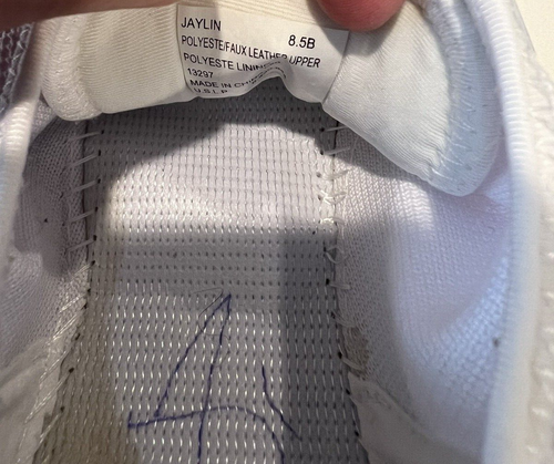 Ralph Lauren Shoes Women 8.5B Jaylin Casual Low Sneakers Tennis White Fabric NWT - Picture 6 of 6