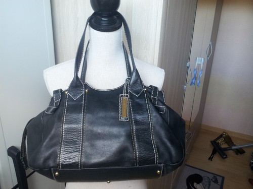 Lisse Sac Noir Tbe Cuir Authentique amp; Rykiel Sonia Graine V 375€ xATA7q
