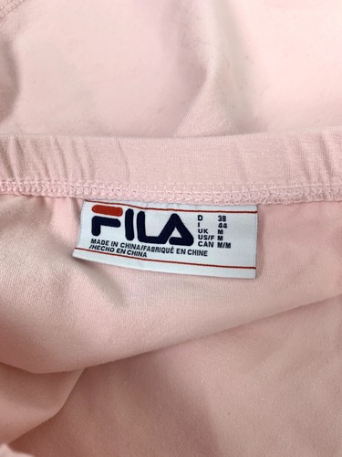 Fila Medium M Light Pink Tube Top Spellout New - Picture 4 of 5