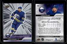 2023-24 Upper Deck Series 1 Young Guns Outburst Silver #233 Lukas Rousek