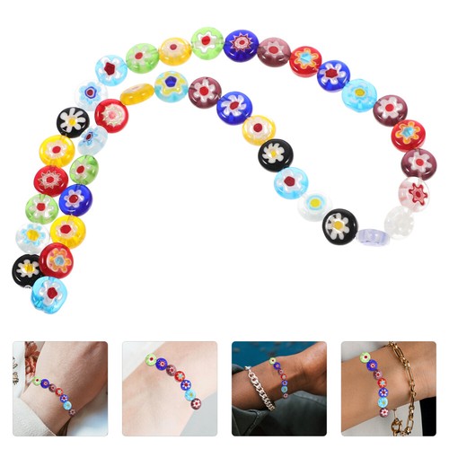 Handicrafts DIY Colorful Delicate Flower Pattern Jewelry Charms Beads - Picture 7 of 12