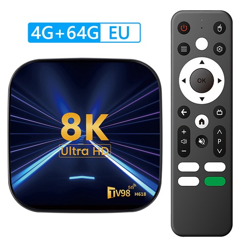 Android 14 TV -Box 8K HD Media Player 2.4G/5G Dual WiFi Android Box (EU 64 GB) - Photo 7/11