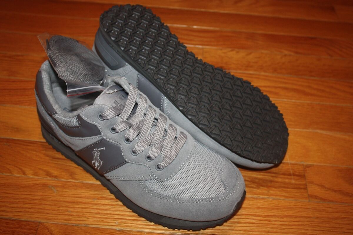 New In Box Polo Sport Ralph Lauren Slaton Tech Pony Suede Sneakers SHIP FREE US eBay