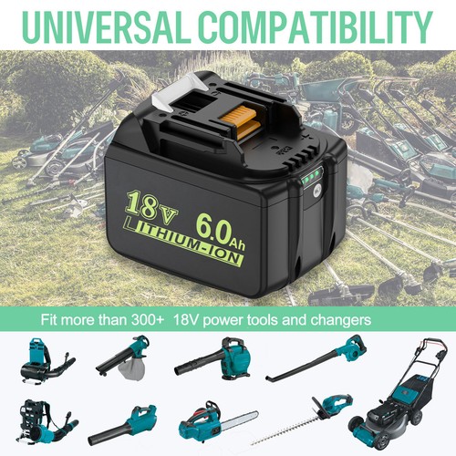 18V for Makita BL1860 18Volt 6.0Ah 3AH Lithium LXT Battery BL1850 BL1830 US - Picture 4 of 13