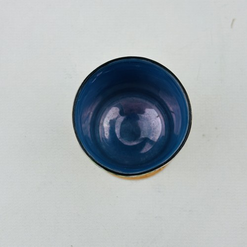 Vtg Noritake Floral Small Pedestal Cup 2.25" Lusterware Handpainted Morimura - Picture 3 of 7
