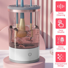 Makeup Brush Cleaner Tool,Dryer Super-Fast Electric Makeup Brush Cleaner Machine