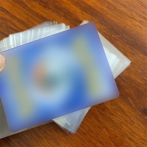 100pcs Card Sleeves Game Poker Cards Protector Idol Photocard Protector - Zdjęcie 8 z 14