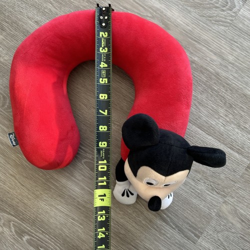 Mickey Mouse Neck Support Pillow Disney Branded Large Size Travel Sleep Roll 3D - Picture 6 of 7