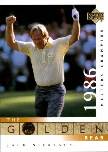 ⛳ 2001 Upper Deck UD PGA Tour Golf Cards 💥YOU PICK💥 Tiger Woods - Picture 162 of 243