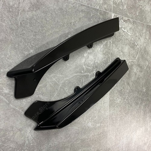 BMW 3ER F30 F31 2012-2019 STOßSTANGE HINTEN ECKE CANARDS GLANZ SCHWARZ - Bild 4 von 8