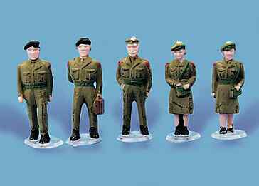 5116 Modelscene OO Gauge People Army Personnel - Picture 1 of 1