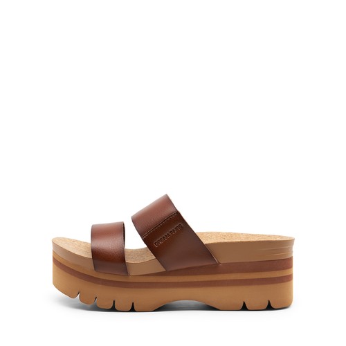 Women Platform Slides Sandals Arch Support Slip-on Classic Beach Wedge Sandals - Picture 16 of 44