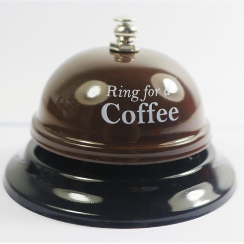 Anillo de campana de llamada de servicio para una cafetería estación mostrador escenario fiesta campana - Imagen 7 de 8