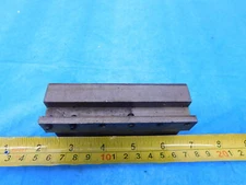 ABOUT .420" SLOT WIDTH TURRET LATHE TOOL BLOCK HOLDER 1" SQUARE SHANK 1.0 .5 1/2