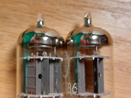 Perfectly Matched Pair of Amperex (Valvo lbl) 7316 ECC186 NOS NIB Vacuum Tubes - Picture 5 of 11