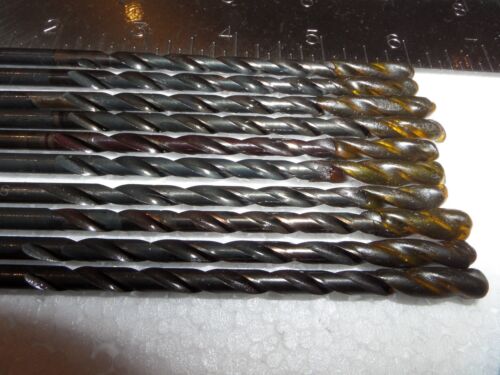 Lote de 10 Jobber No. 8 brocas Dormer 6" OAL hechas en EE. UU. y en el Reino Unido - Imagen 5 de 8