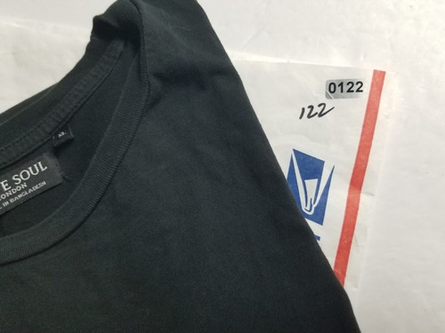 Brave Soul London T-Shirt Black Crew Neck Short Sleeve Men’s Size XL - Picture 9 of 9