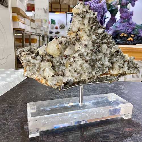 9.14LB Crystal minerals from Huangfangjie quartz cluster in Anhui Province - 第 16/18 張圖片