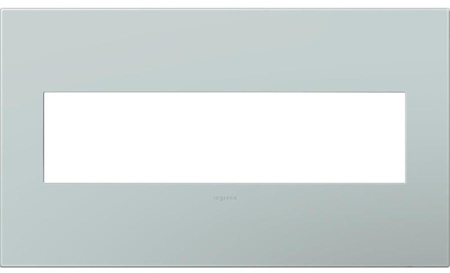 Pass and Seymour Legrand adorne 4-Gang Pale Blau Quad Square Wall Plate Pass and Seymour Legrand adorne 4-Gang Pale Blau Quad Square Wall Plate