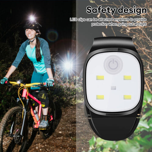 LED Wiederaufladbare Clip On Licht Taschenlampe Kopflampe Nachtwandern Laufen - Bild 3 von 10