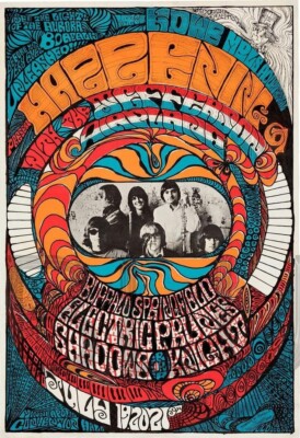 1967 BUFFALO SPRINGFIELD JEFFERSON AIRPLANE CONCERT POSTER