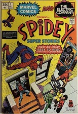 Marvel & The Electric Company Spidey Super Stories # 1 1974 Easy To Read