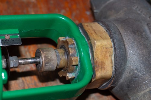 Fisher 2" bronze valve 513GS actuator fail open (ATOC) tested 1-year warranty - Picture 10 of 19