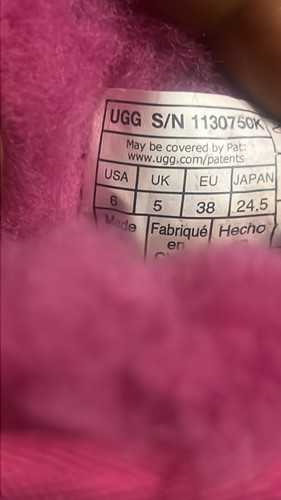 UGG Classic Ultra Mini Pink Boots Size 6 - Picture 4 of 7