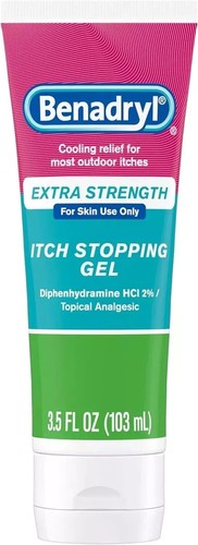 Benadryl Extra Strength Cooling Relief Anti-Itch Gel Topical Analgesic 3.5 fl.oz