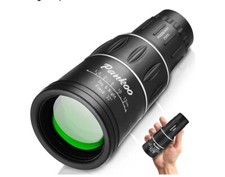 16X52 Monocular Telescope High Powered for Adults, 2023 Power Prism Compact Mono