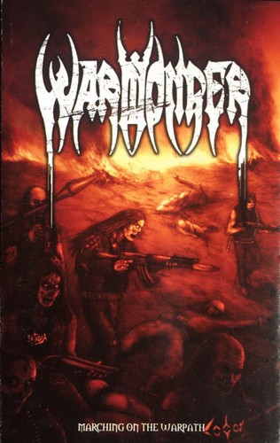WARMONGER - Marching On The Warpath TAPE NECRODEATH SCHIZO