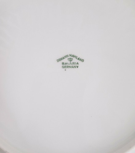 8 Johann Haviland Bavaria GERMANY Blue Garland Pattern 10" Dinner Plates UNUSED - Picture 10 of 10