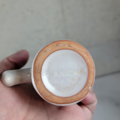 Juice Tumbler Frankoma Pottery #26DC Lazy Bones Westwind White Sand Cup Mug - Picture 5 of 6