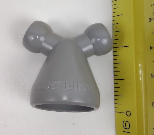 Reductor de Y Loc-Line de 1/2"" a 1/4"" - (1) pieza gris 59870 - Imagen 2 de 3