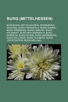 Burg (Mittelhessen) | Buch | 9781158926008 - Bild 1 von 1