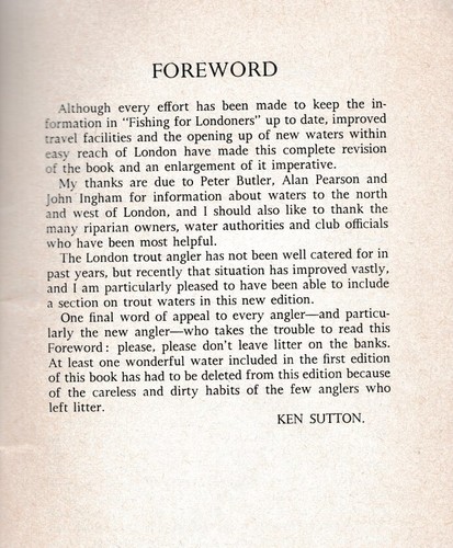 The New Fishing For Londoners, Ken Sutton - 1960s Angling Times Softback - Imagen 3 de 3