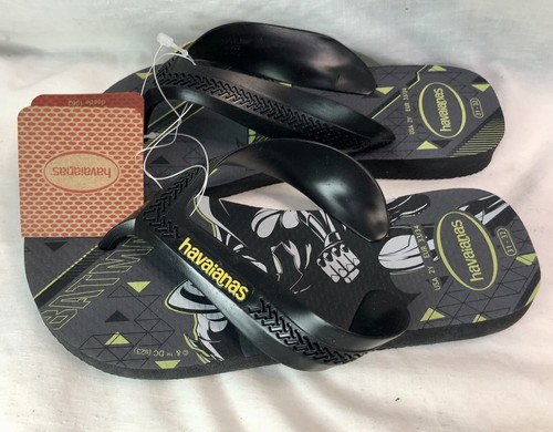 Havaianas Kids Max Herois Flip-Flops Batman UK size 1/2 Eu 33/34 # 629 - Picture 3 of 5