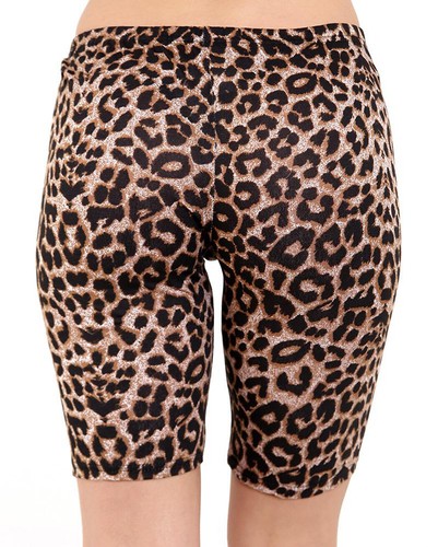 Pantalones cortos ajustados elásticos estampados para mujer para gimnasio bicicleta damas ciclismo - Imagen 4 de 19