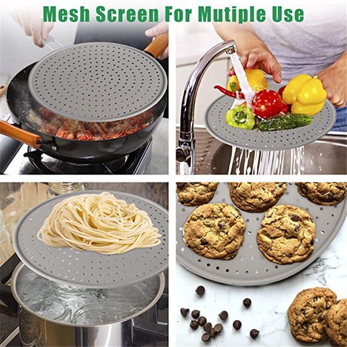 Nonstick Oil Grease Pan Lid Oil-Proof Splash Cover Frying Protection WLD RaUIA - Picture 5 of 12