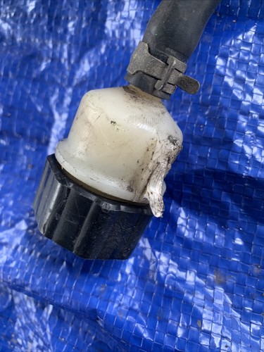 1992 Kawasaki KX80 Kx 80 REAR BACK BRAKE MASTER CYLINDER W RESERVOIR Lever Petal - Picture 7 of 10