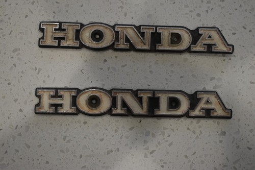 1975 Honda CB 360 CL 360 Gas Tank Badges original vinatge - Picture 7 of 7