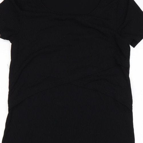Mamalicious Womens Black Viscose Blend Pencil Dress Size M - Picture 8 of 12